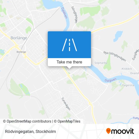 Rödvingegatan map