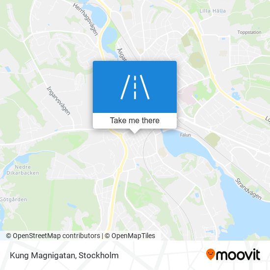 Kung Magnigatan map