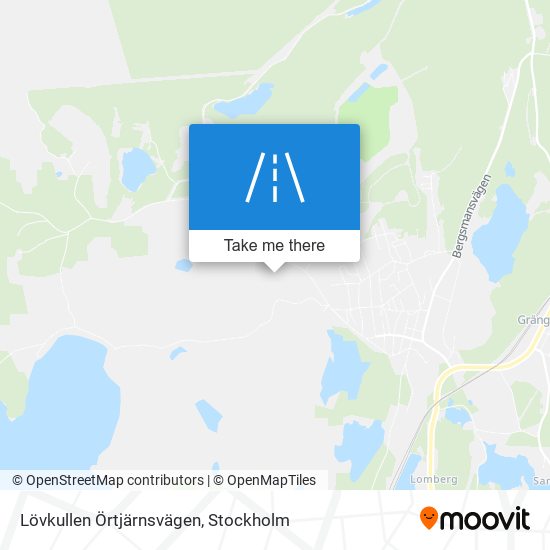 Lövkullen Örtjärnsvägen map