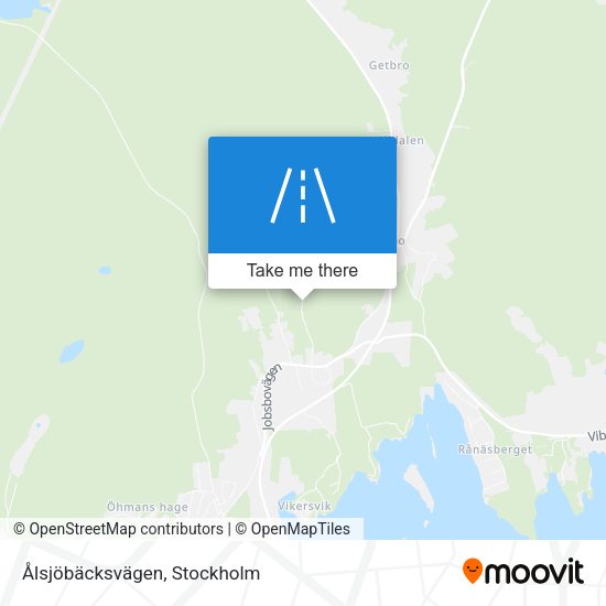 Ålsjöbäcksvägen map