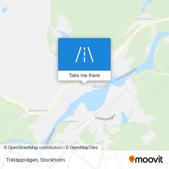 Trätäppvägen map