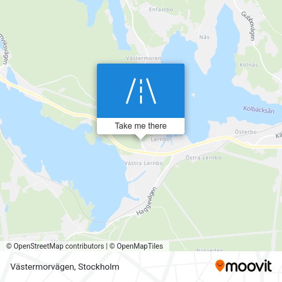 Västermorvägen map