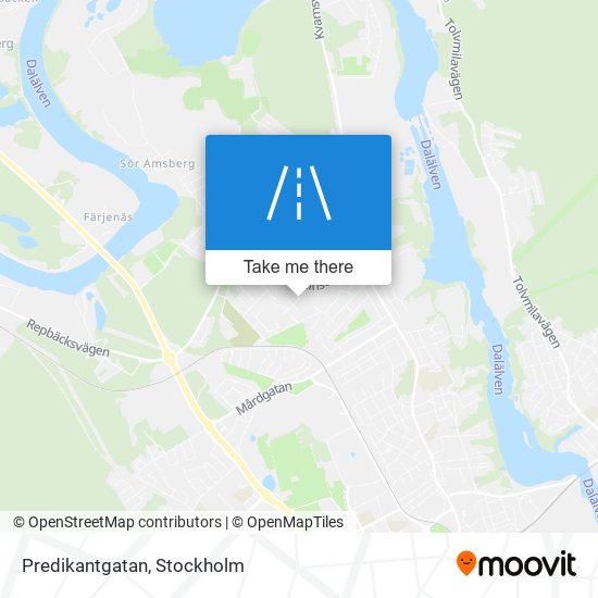 Predikantgatan map