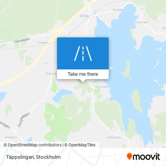 Täppslingan map