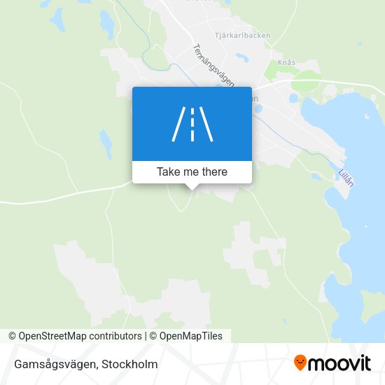 Gamsågsvägen map