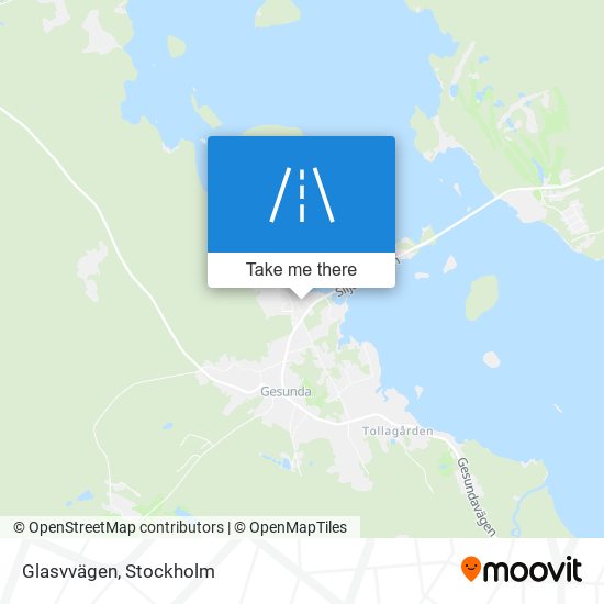 Glasvvägen map