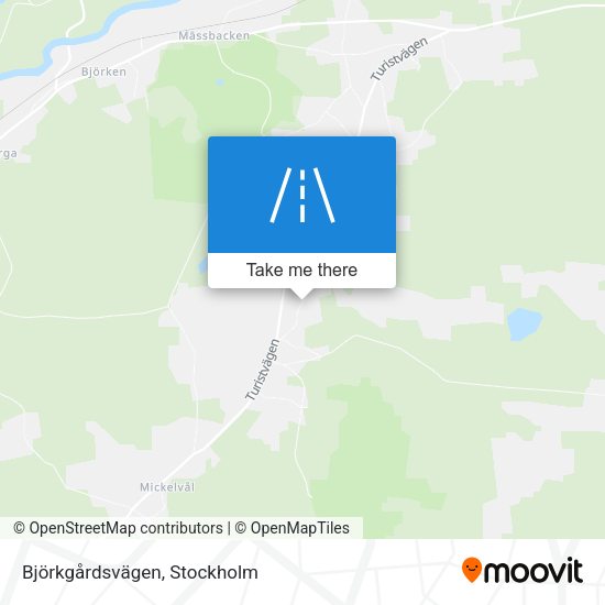 Björkgårdsvägen map