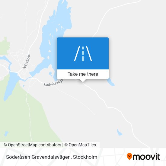 Söderåsen Gravendalsvägen map