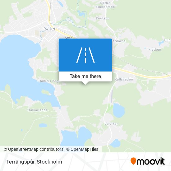 Terrängspår map