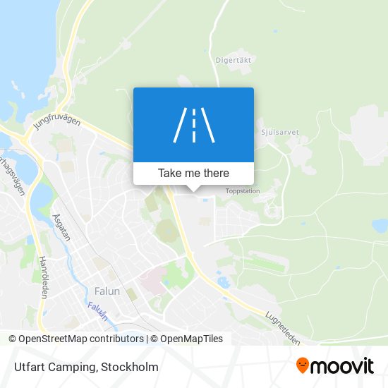 Utfart Camping map