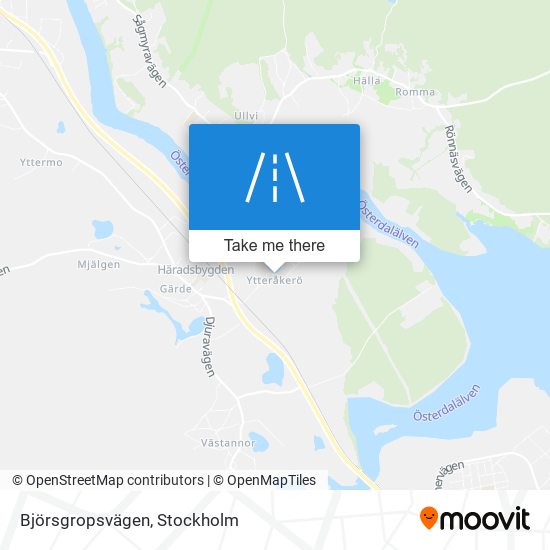 Björsgropsvägen map