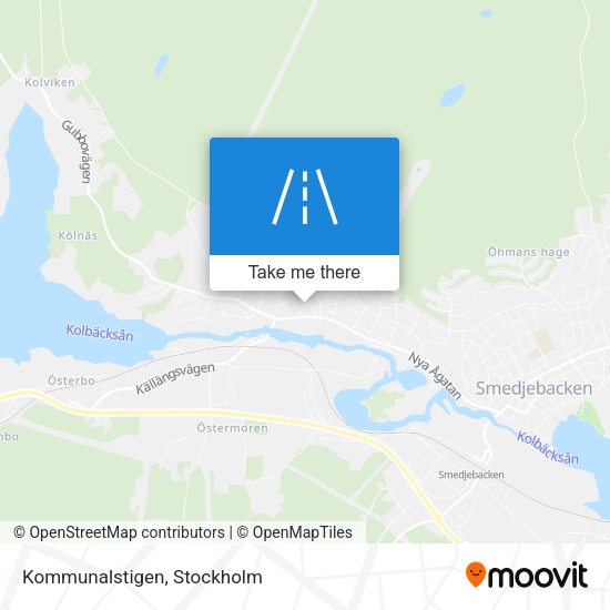 Kommunalstigen map