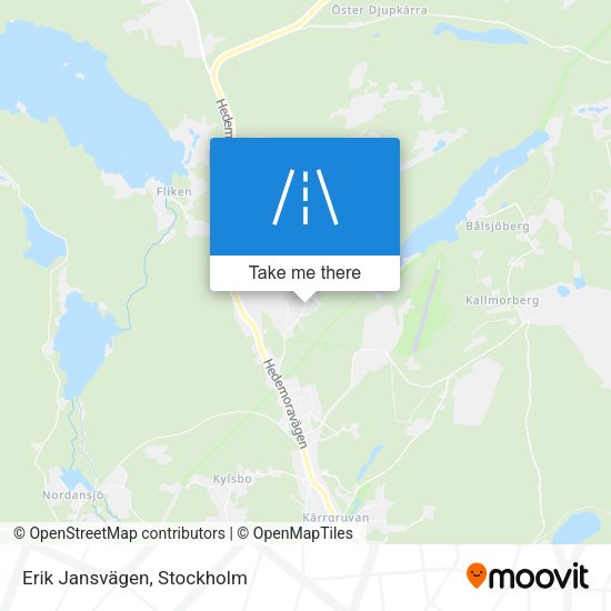 Erik Jansvägen map
