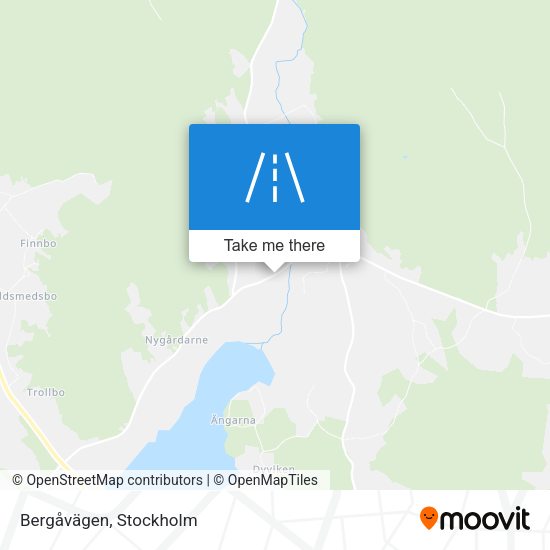 Bergåvägen map