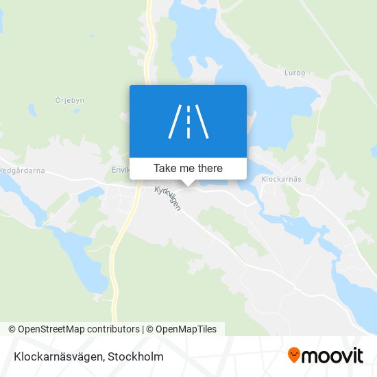 Klockarnäsvägen map