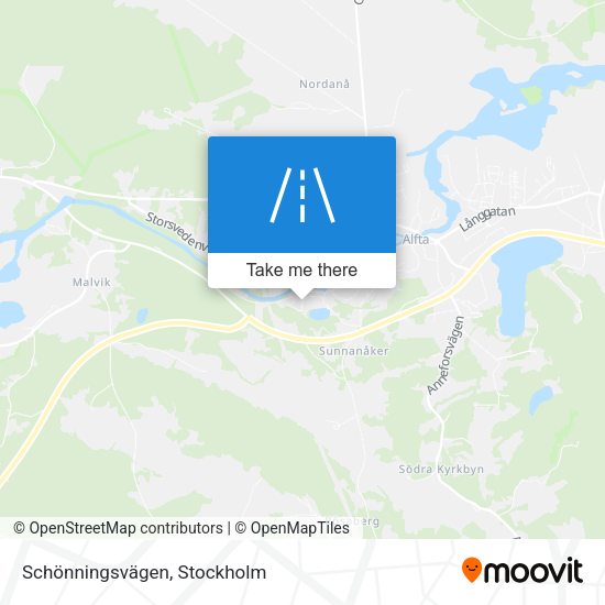 Schönningsvägen map