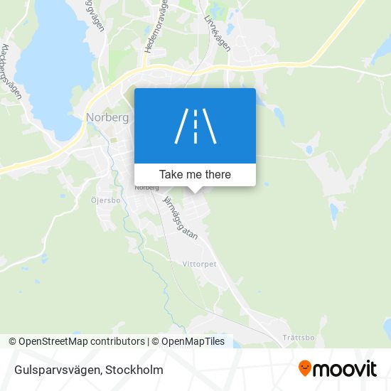 Gulsparvsvägen map