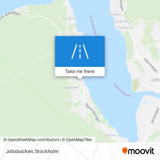 Jobsbacken map