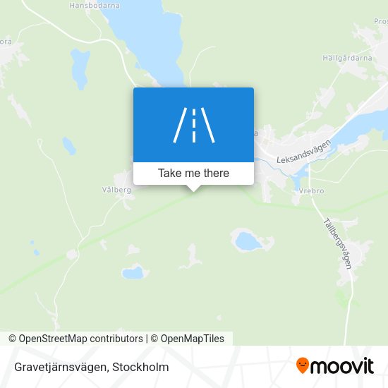 Gravetjärnsvägen map