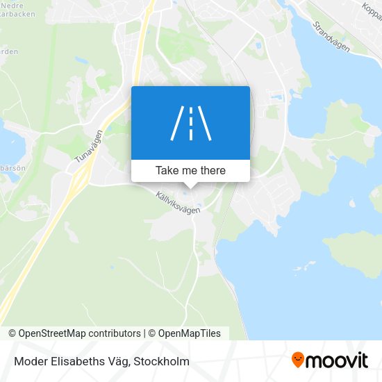 Moder Elisabeths Väg map