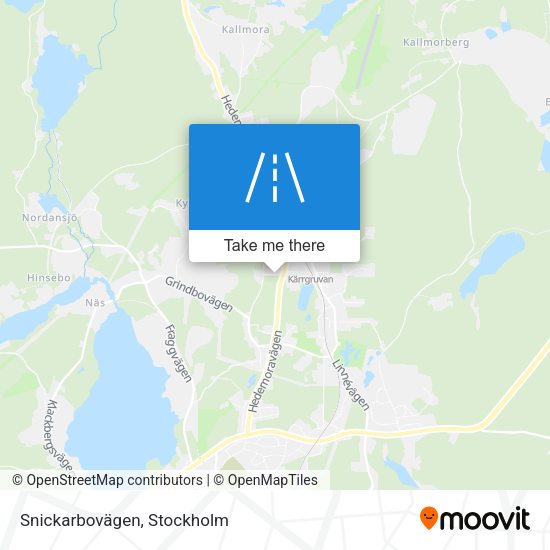 Snickarbovägen map