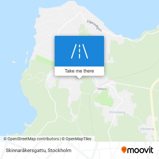 Skinnaråkersgattu map