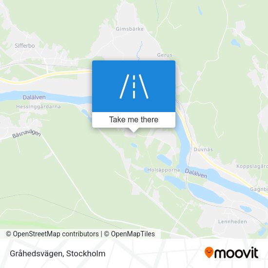 Gråhedsvägen map