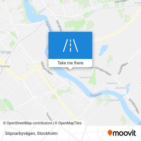 Söpnarbyvägen map