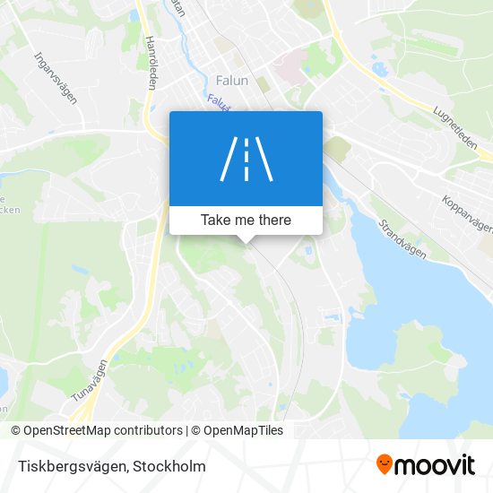 Tiskbergsvägen map