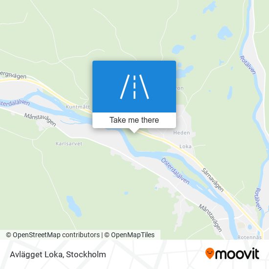 Avlägget Loka map