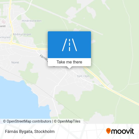 Färnäs Bygata map