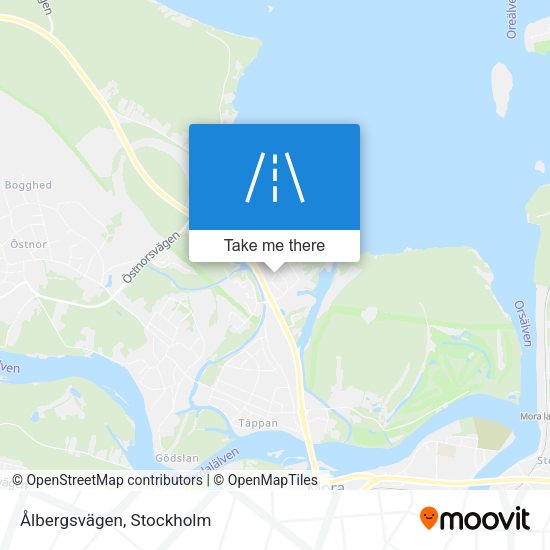 Ålbergsvägen map