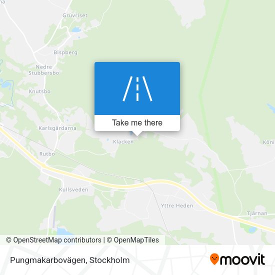 Pungmakarbovägen map