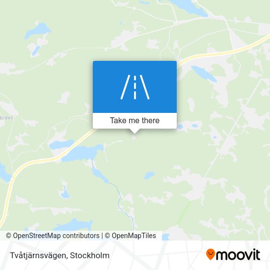 Tvåtjärnsvägen map