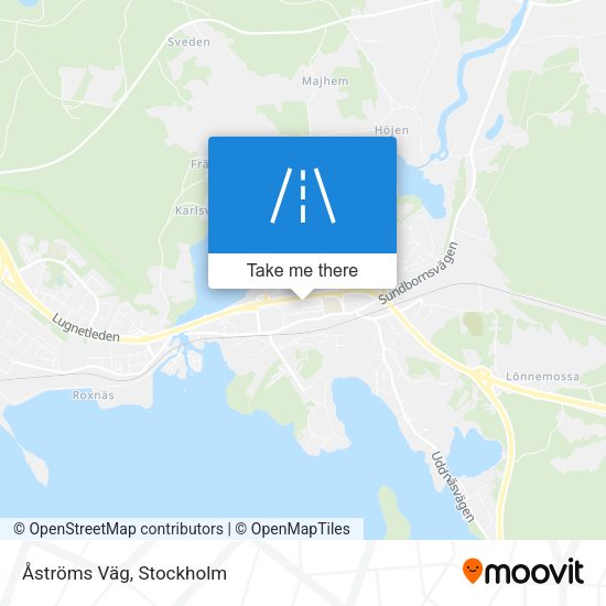 Åströms Väg map