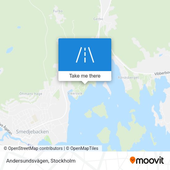Andersundsvägen map