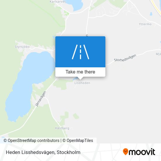 Heden Lisshedsvägen map