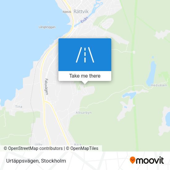 Urtäppsvägen map