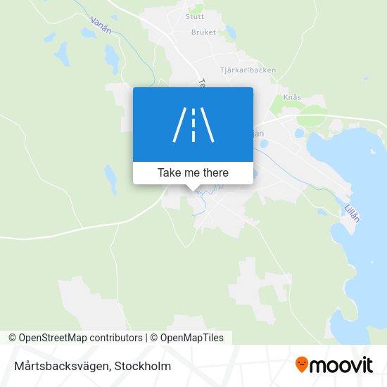 Mårtsbacksvägen map