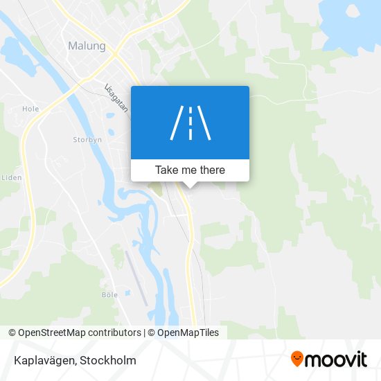 Kaplavägen map