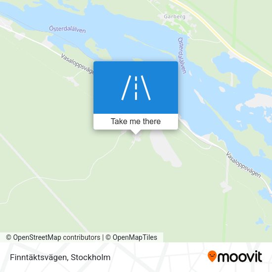 Finntäktsvägen map