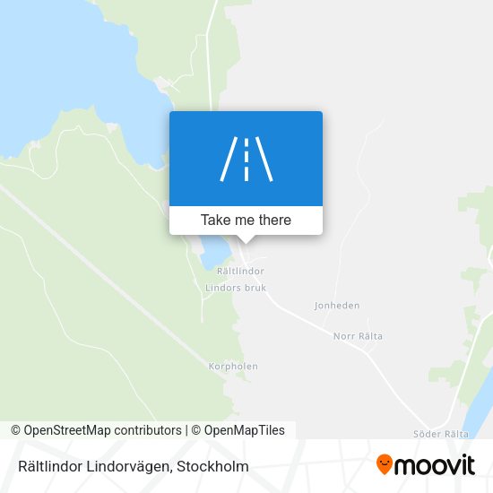 Rältlindor Lindorvägen map