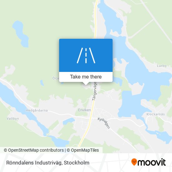 Rönndalens Industriväg map