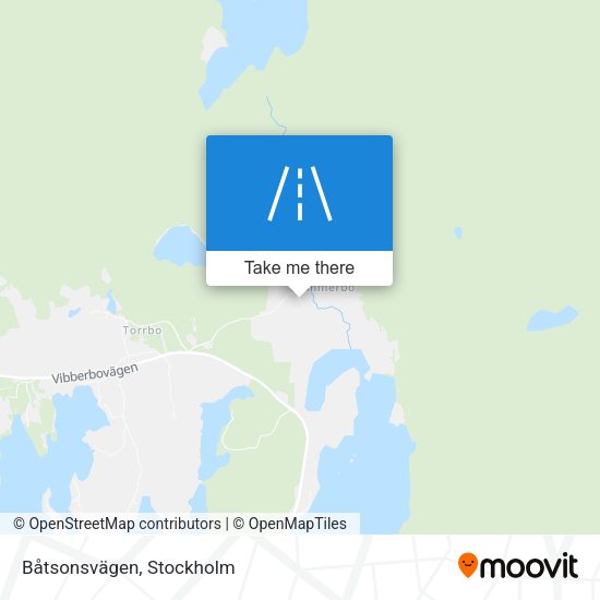 Båtsonsvägen map