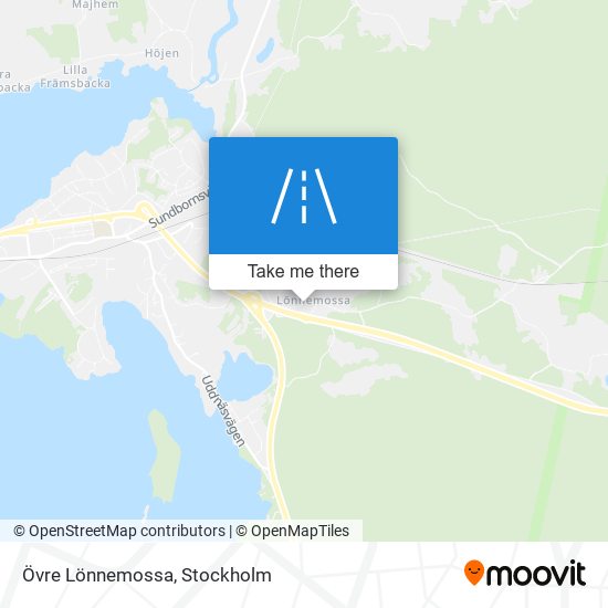 Övre Lönnemossa map