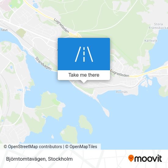 Björntomtavägen map