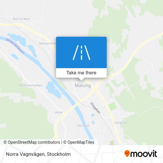 Norra Vagnvägen map