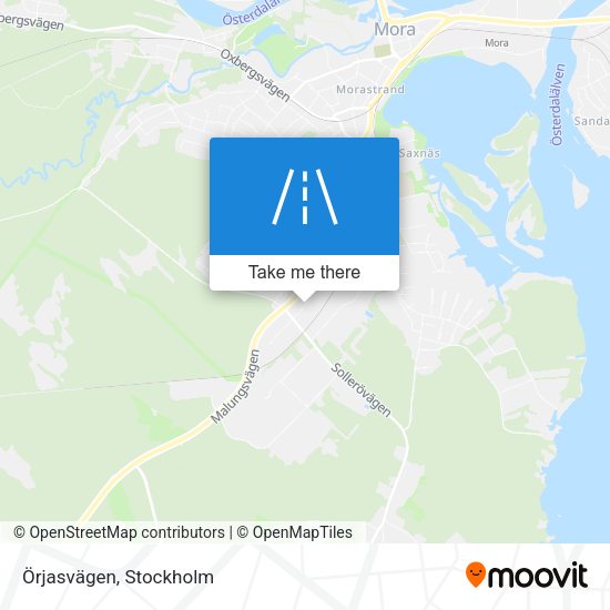 Örjasvägen map