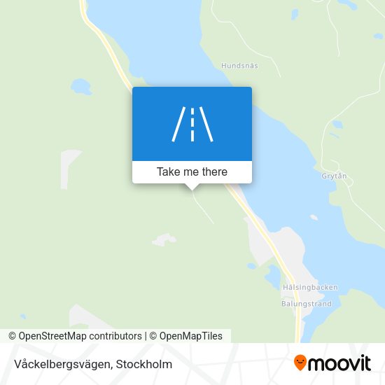 Våckelbergsvägen map