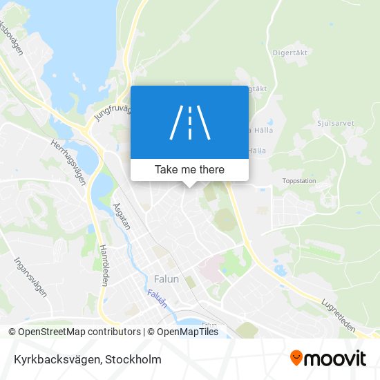 Kyrkbacksvägen map